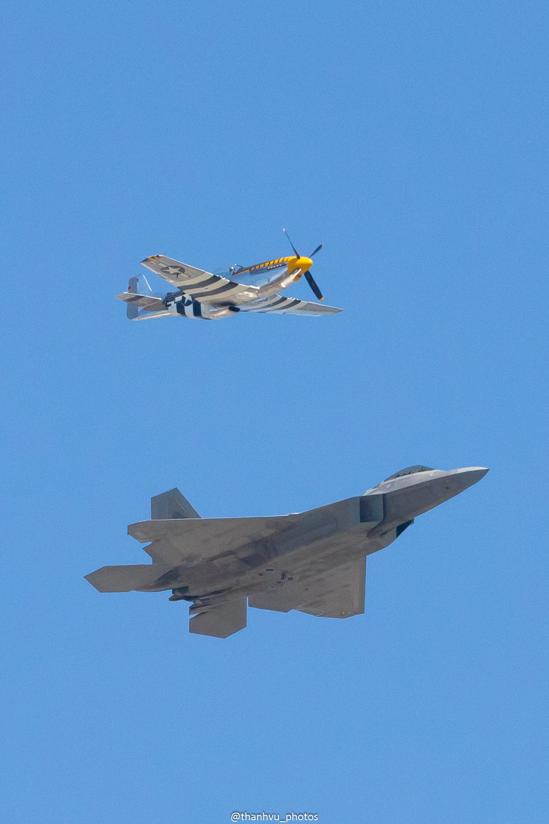 F-22 and P-51